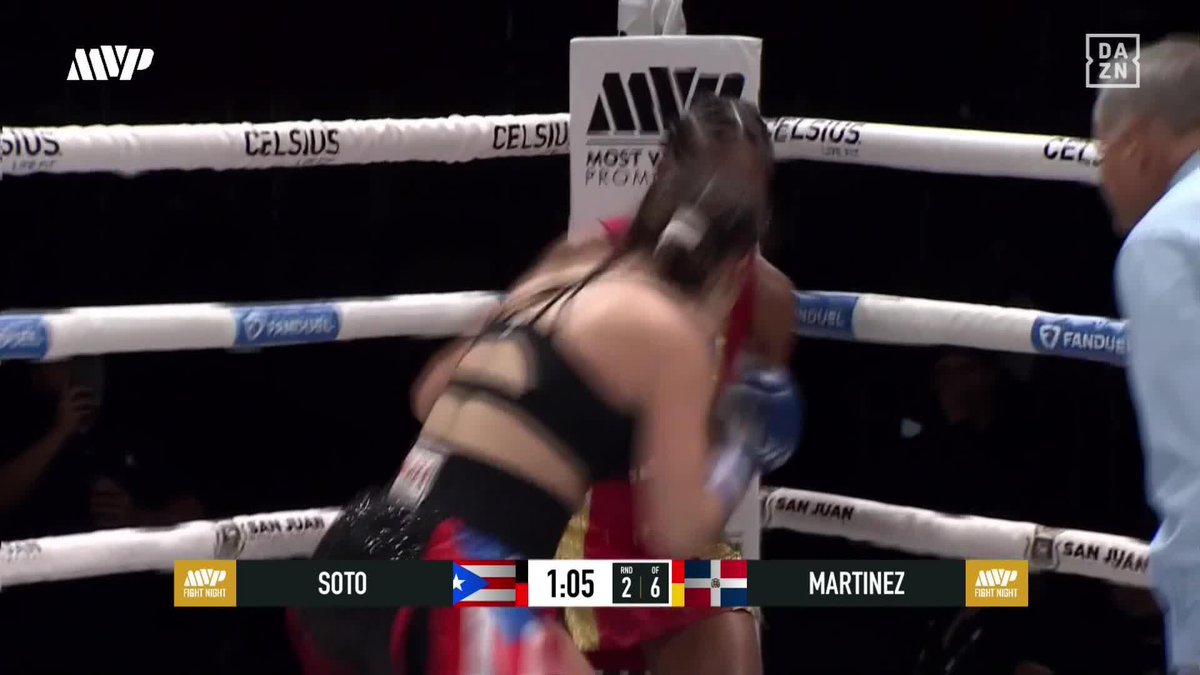 Elise Soto STOPS Liliana Martinez in round 2 ‼️ #SerranoTellez | Live NOW on DAZN ▪️