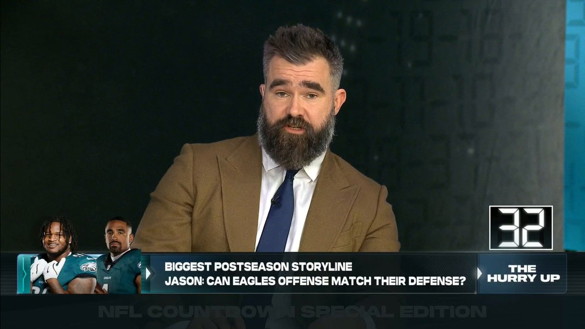 "I don't think that there's a team out there that I have more confidence in than the Philadelphia Eagles." Jason Kelce is keeping an eye on the Eagles this postseason 😤