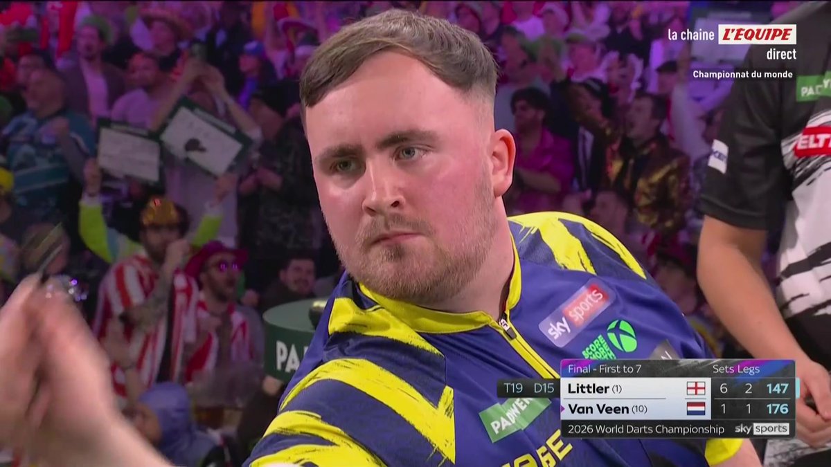👑 LE ROI GARDE SA COURONNE ! Luke Littler reste champion du monde de fléchettes ! Il a totalement maîtrisé sa finale contre Gian van Veen et il continue de nous impressionner. Quel phénomène ! 🤯🎯