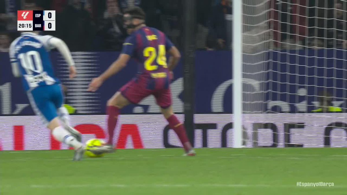 Fermin Lopez with a lovely turn and assist to Dani Olmo to win it for Barca ⁠🔥