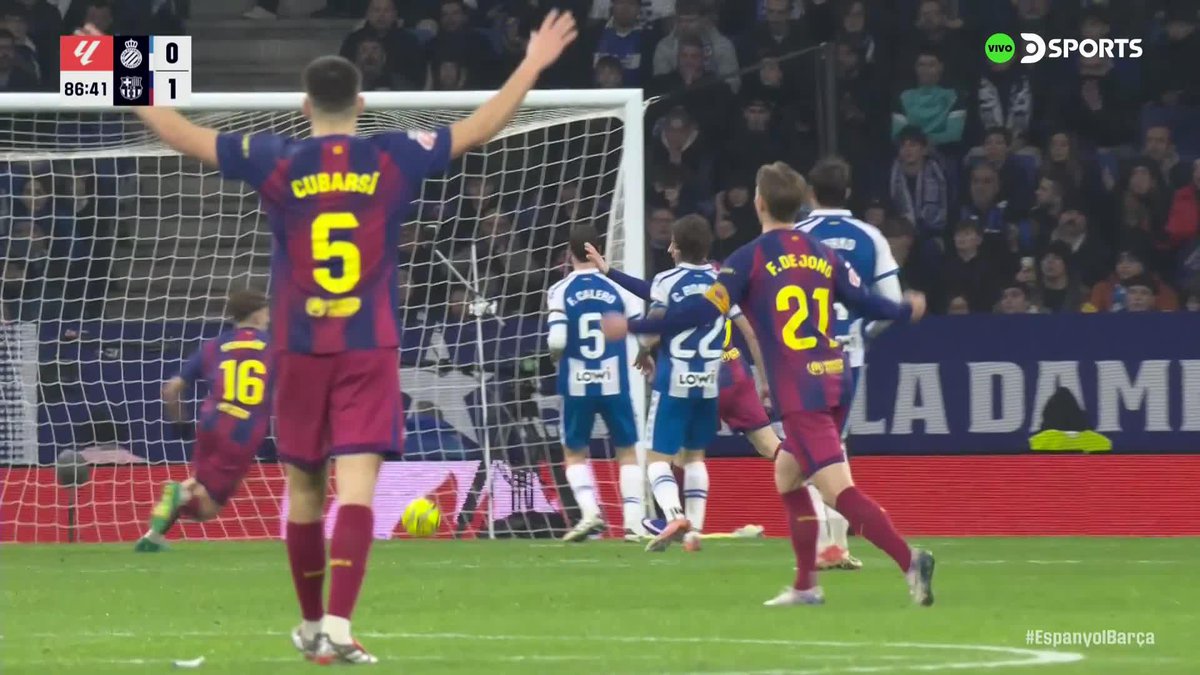 🔥⚽️ GOLAZO DE DANI OLMO PARA EL 1-0 DE BARCELONA ANTE ESPANYOL