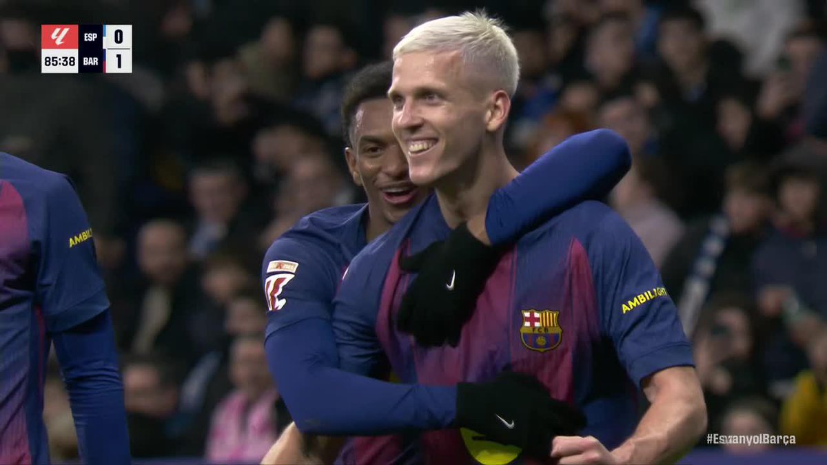 "Dani Olmo": Por su gol en la victoria de Barcelona ante Espanyol