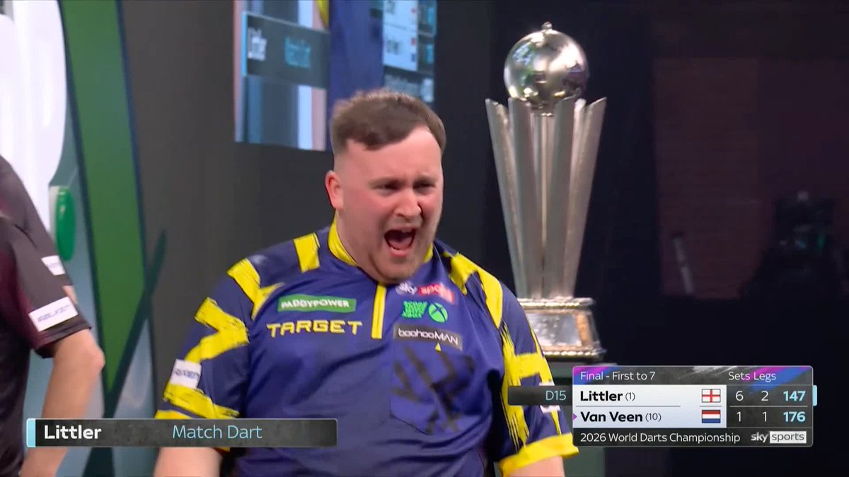 18-YEAR-OLD LUKE "THE NUKE" LITTLER WINS BACK-TO-BACK WORLD CHAMPIONSHIPS 🎯😱 (via PDC Darts)