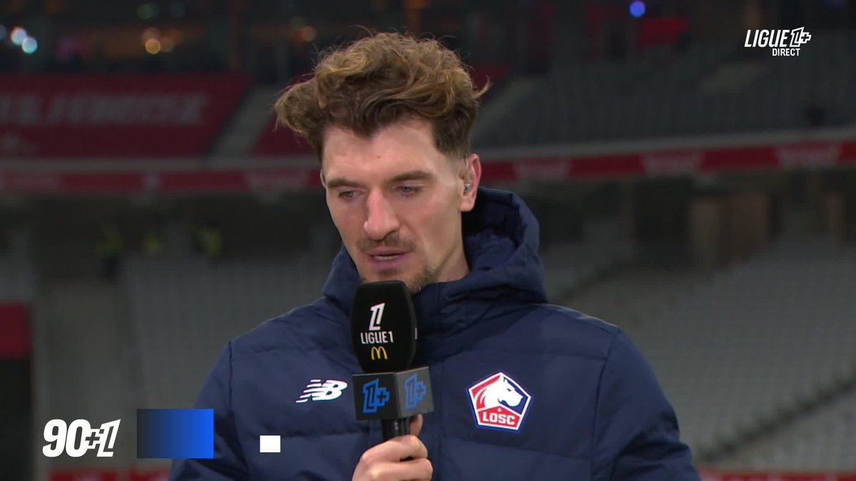 🎙️ Thomas Meunier : "Je trouve que le carton rouge n'est vraiment pas mérité." 👀 Le défenseur du LOSC réagit devant les images de l'exclusion d'Alexsandro. #LOSCSRFC