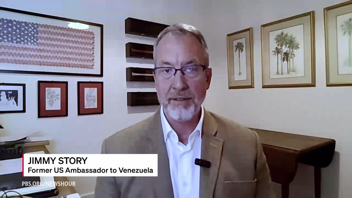 For more on the Trump administration’s aims in capturing Venezuelan President Maduro and what message it sends to the rest of the world, Ali Rogin sat down with James Story (James B. Story), who spent 25 years in the U.S. State Department and most recently served as the top U.S. diplomat to Venezuela.