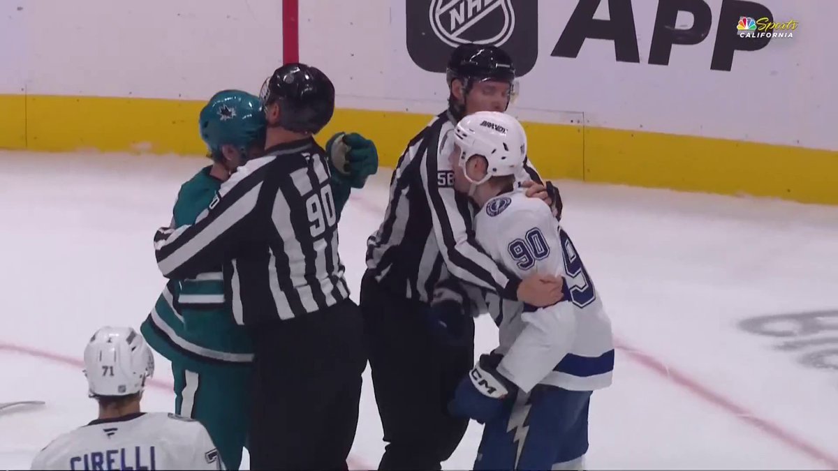Eklund defends Celebrini and gets penalized for it 🤨