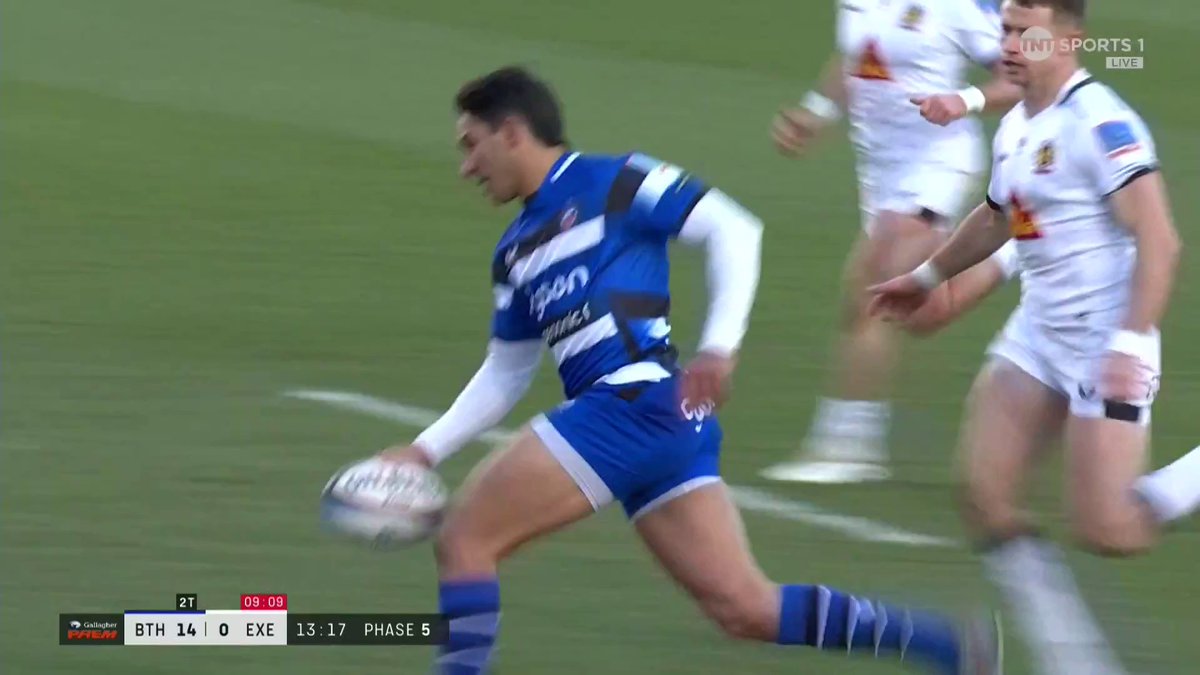 🇦🇷🏉 Segundo try de Santiago Carreras en Bath. Un equipo hecho a su medida.