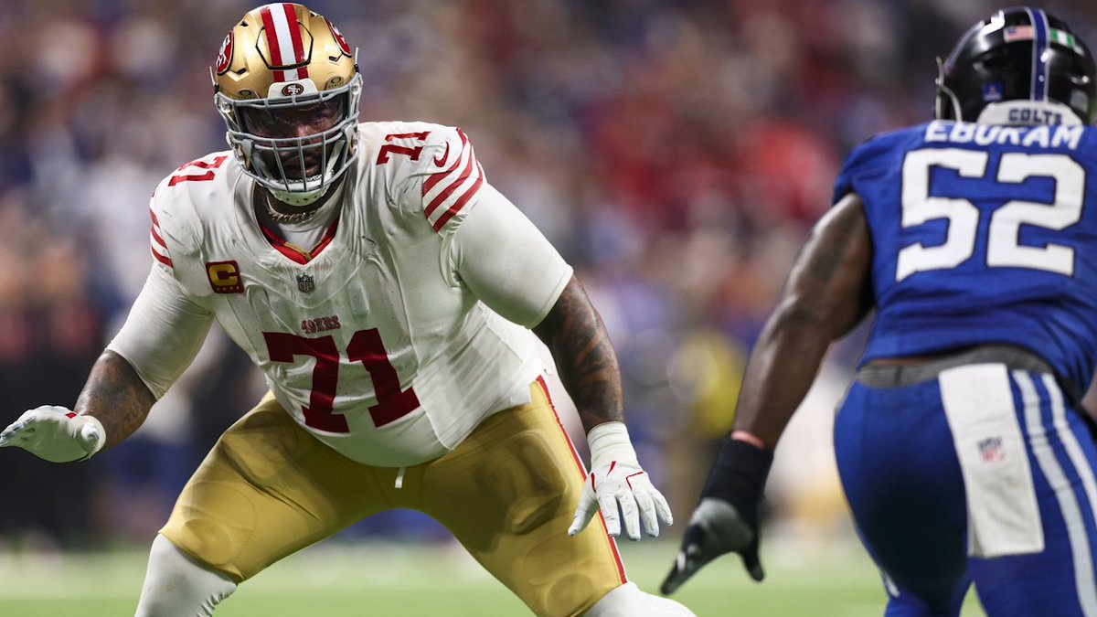 Trent Williams is out—talked a bit on Friday about how his absence affects SF vs Seattle’s excellent, deep DL.