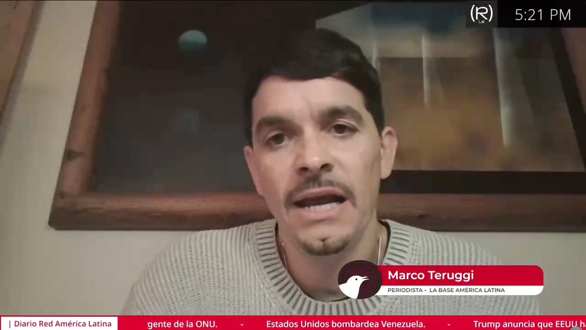 🇻🇪 "Estas fuerzas Chavistas desplegadas en las calles va a ser importante para demostrar la capacidad de resistencia" -Marco Teruggi #Venezuela #Intervención #BombardeosVenezuela 📺 SINSONTE |