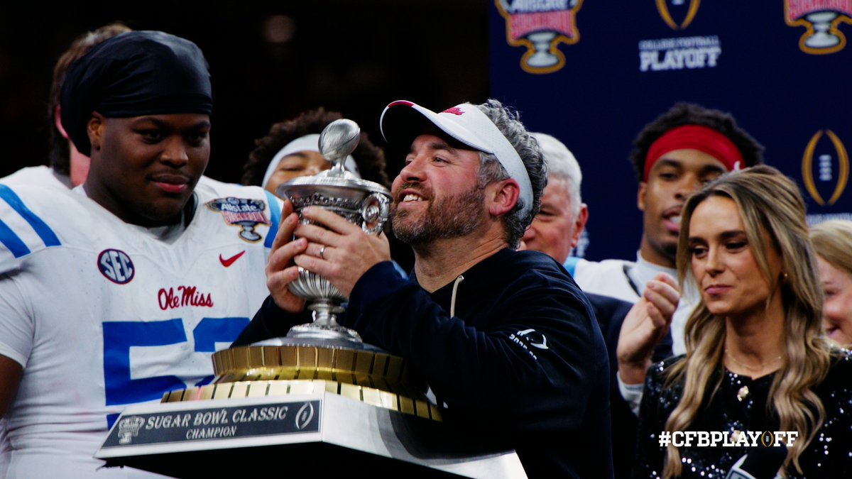 Sweet, sweet revenge. #CFBPlayoff x #HottyToddy x #SugarBowl