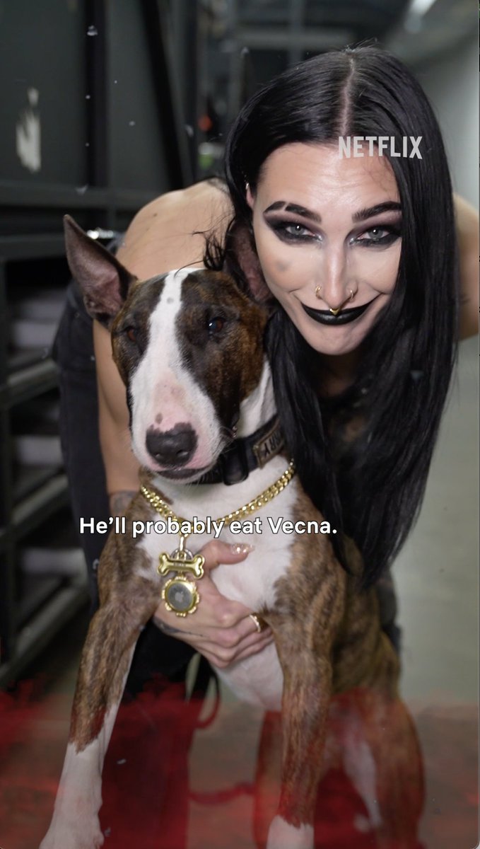 .RheaRipley_WWE and her dog Barry are definitely stopping Vecna 😂 WWE 🤝 stranger things LIVE only on Netflix this Monday at 8PM ET | 5PM PT