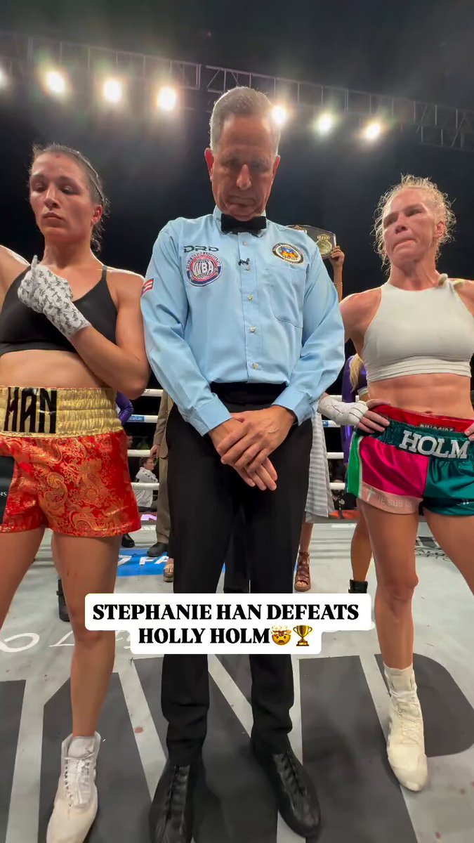Stephanie Han defeats Holly Holm 🤯🏆 Main card LIVE ON DAZN NOW🔥 #SerranoTellez #HanHolm