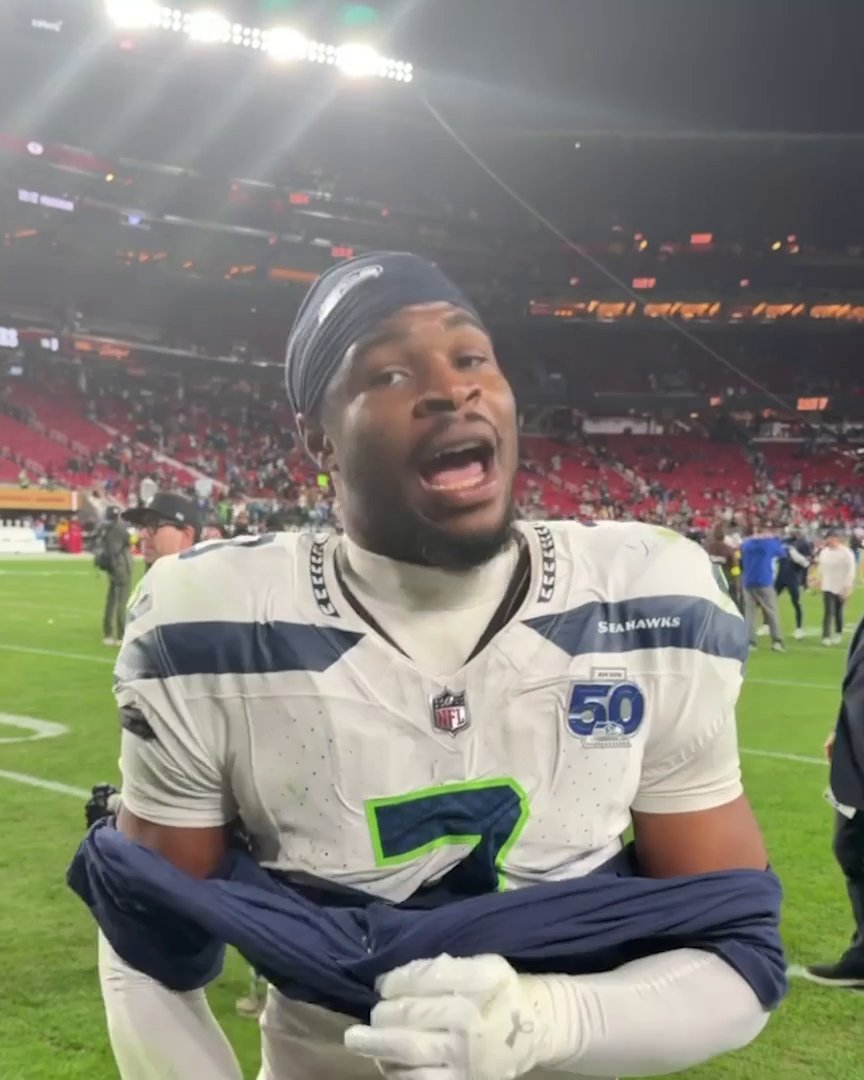 Seahawks had a lot to say after the win 🗣️ Seattle is now the No. 1 seed and the NFC West champs 👏