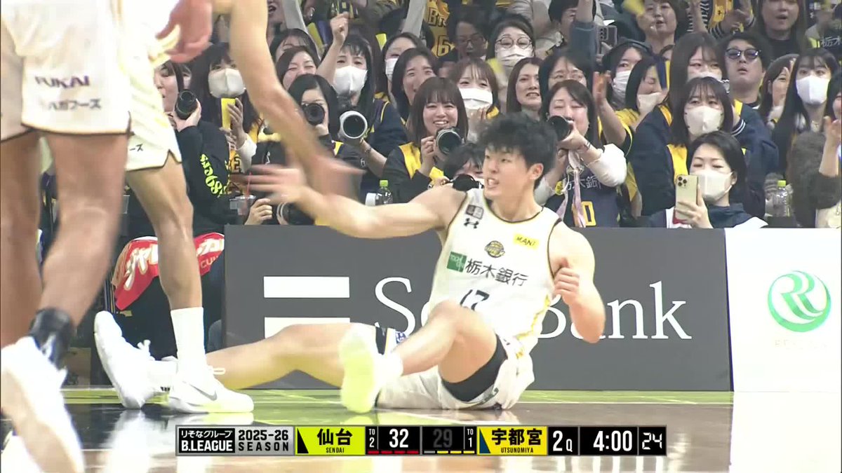 当たり負けない体と洗練された技術🔥 宇都宮#17 星川がドライブからバスケットカウント! 宇都宮ブレックス / UTSUNOMIYA BREX 🔽バスケットLIVEで観戦📡 #Bリーグ #りそなグループ