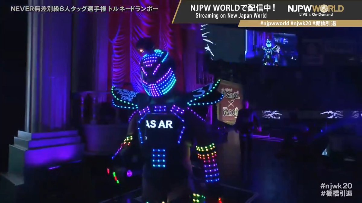 LMFAOO WHY TF IS SANADA A ROBOT #NJPW #njwk20 #棚橋引退