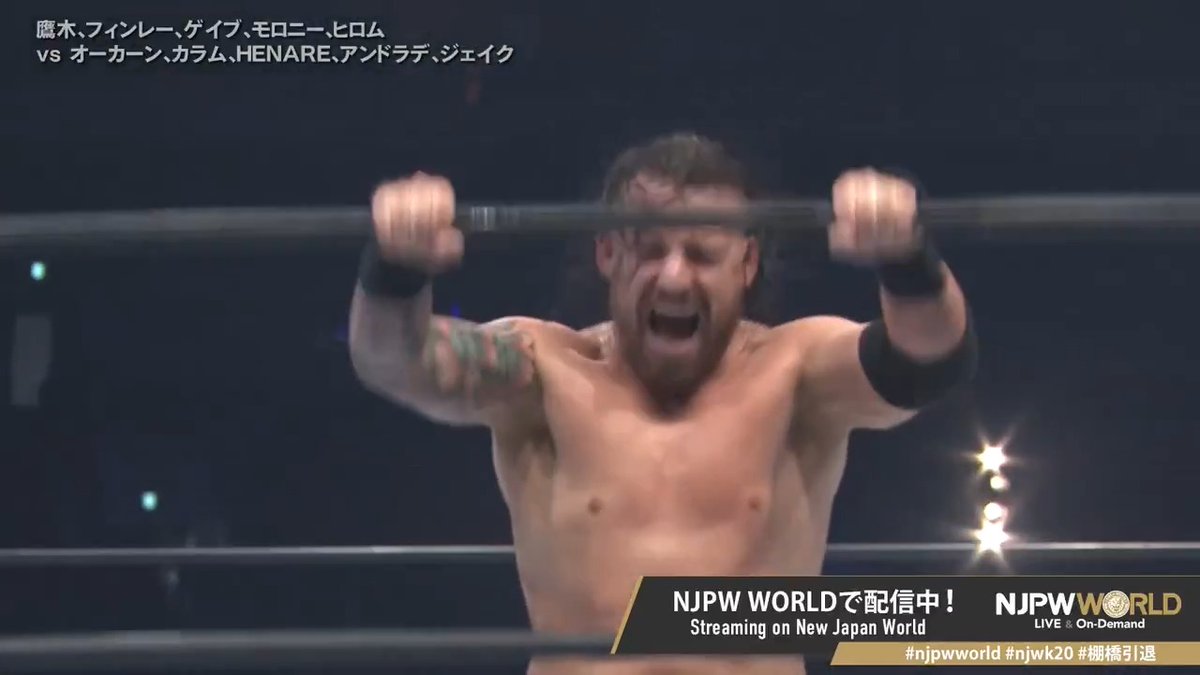 .David Finlay &amp; 高橋ヒロム / Hiromu Takahashi "Combination Attack😂" Sign up Now &amp; Stay tuned to #NJPW #njpwworld #njwk20 #棚橋引退