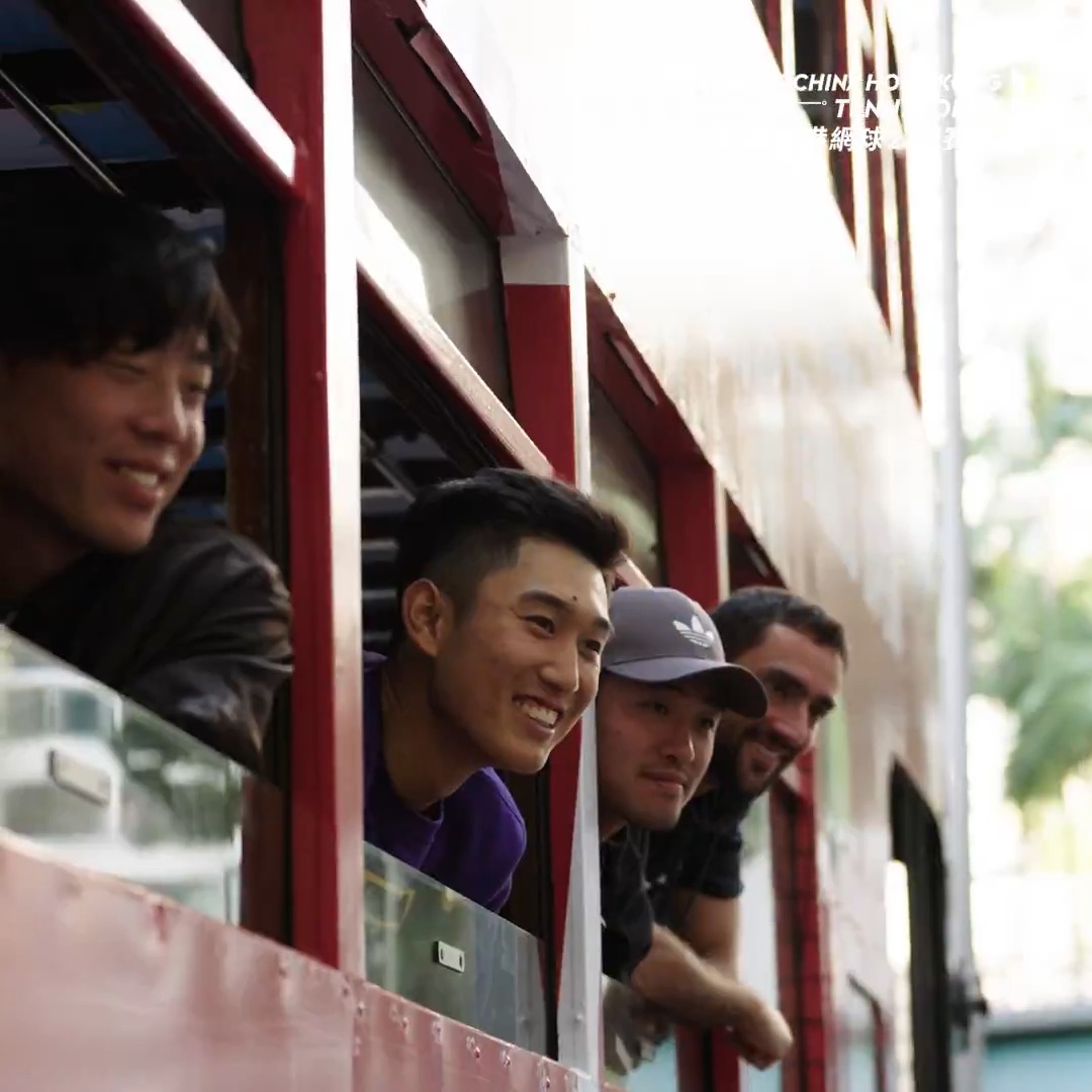 Coleman on the vlog 😄 A special tram ride in Hong Kong captured by resident Coleman Wong - with Marin Cilic and more... Bank of China Hong Kong Tennis Open #BOCHKTO2026