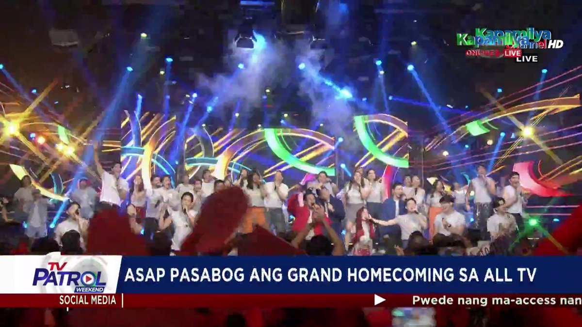 Grand celebration ang hatid ng stars ng "ASAP" sa pagbabalik-ALLTV ng Kapamilya shows, at hindi naiwasan ng ilan sa kanilang maging emosyonal.