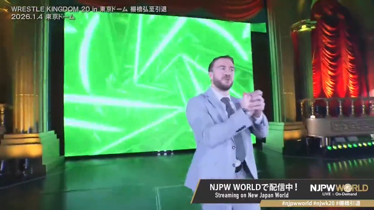 .棚橋 弘至 💐 Will Ospreay • ウィル・オスプレイ Sign up Now & Stay tuned to #NJPW #njpwworld #njwk20 #棚橋引退