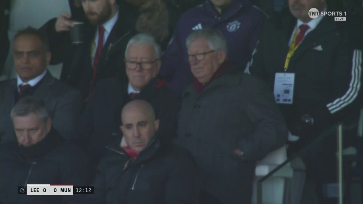 Sir Alex Ferguson is at Elland Road to watch Leeds United vs Man United 👀 📺 TNT Sports &amp; discovery+ UK