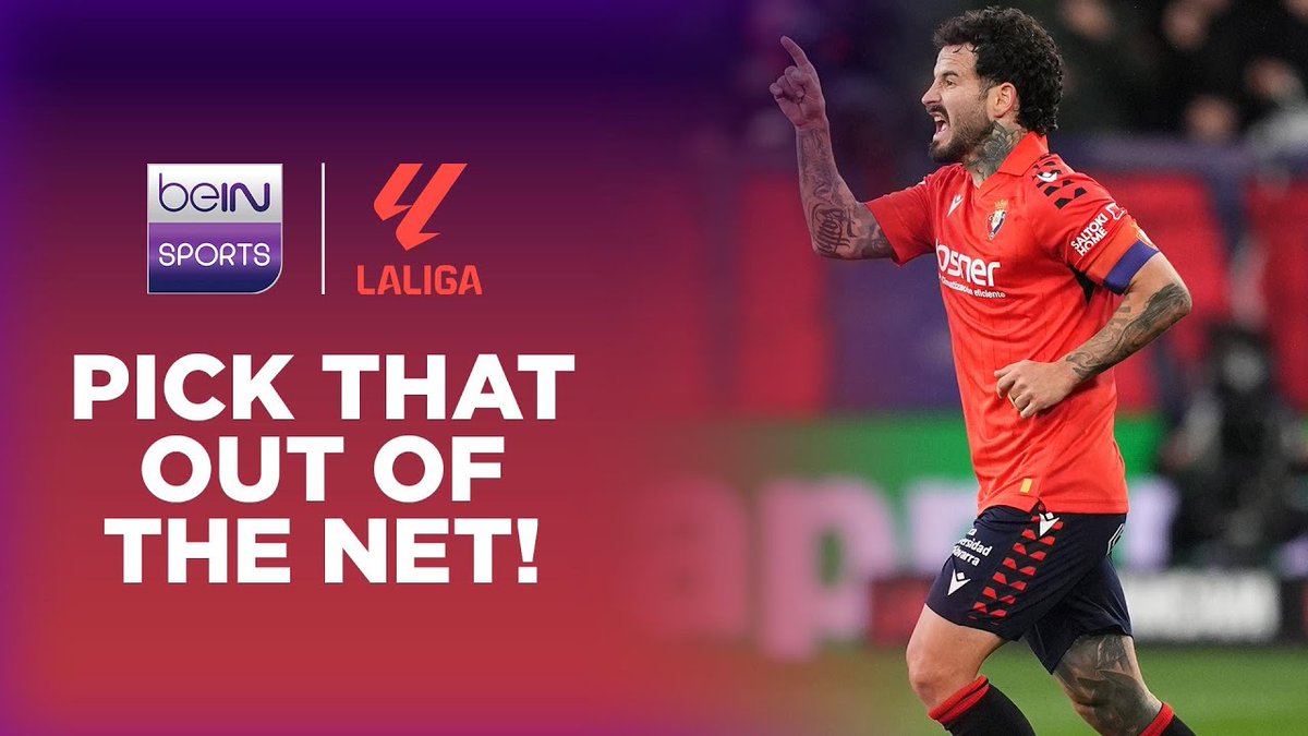 Bukan Cristiano, tapi Ruben Garcia 🚀 Penyerang Osasuna ini lesatkan tendangan bebas keras dari jarak jauh ala CR yang merobek gawang Athletic Club! #beINLaLiga #LALIGAEASPORTS