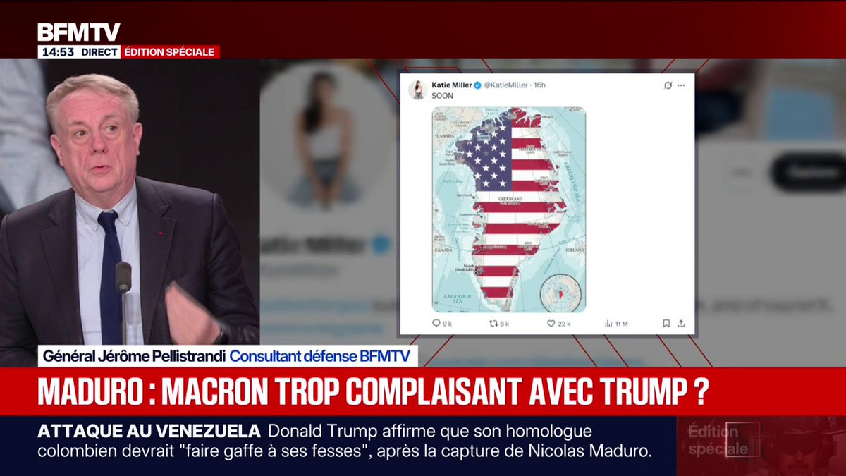 L'épouse d'un conseiller de la Maison Blanche publie une photo du Groenland avec un drapeau américain et la mention "bientôt"