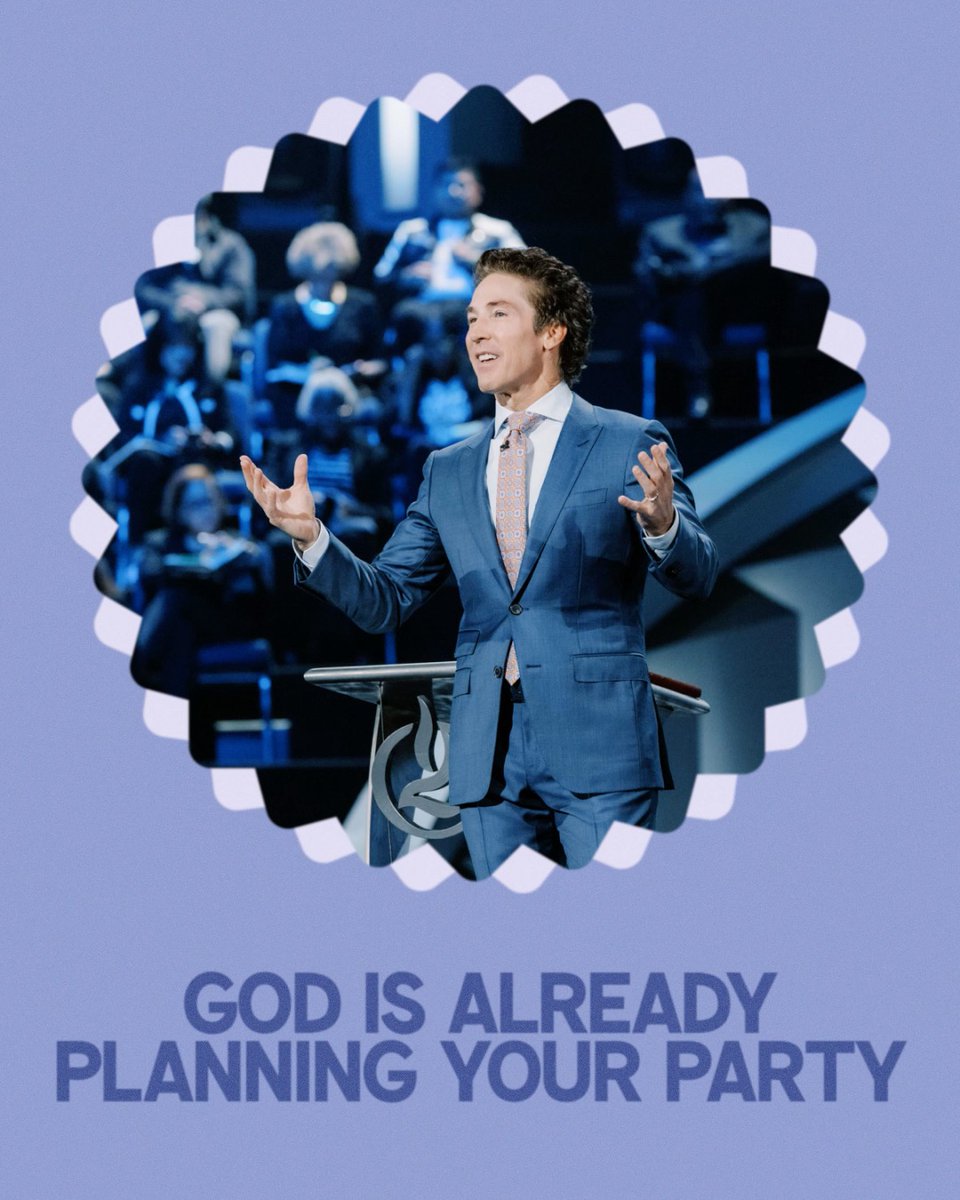 Nothing has caught God off guard. You had a setback. He’s already planned your comeback. You made a mistake. His mercy is fresh every morning. Tune into Joel’s new message today! "Let the Party Begin":