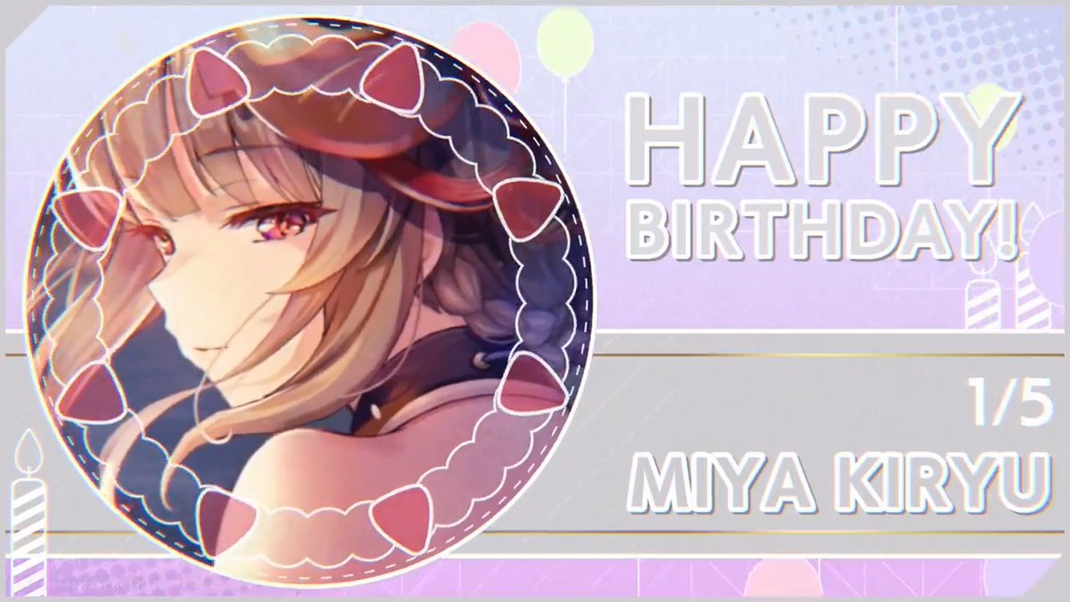 🎊🎂HAPPY BIRTHDAY!!🎂🎊 本日1月5日は、 第30G部隊所属 桐生美也の誕生日🎉 #ヘブバン #桐生美也生誕祭2026 #ヘブバンキャラ生誕祭