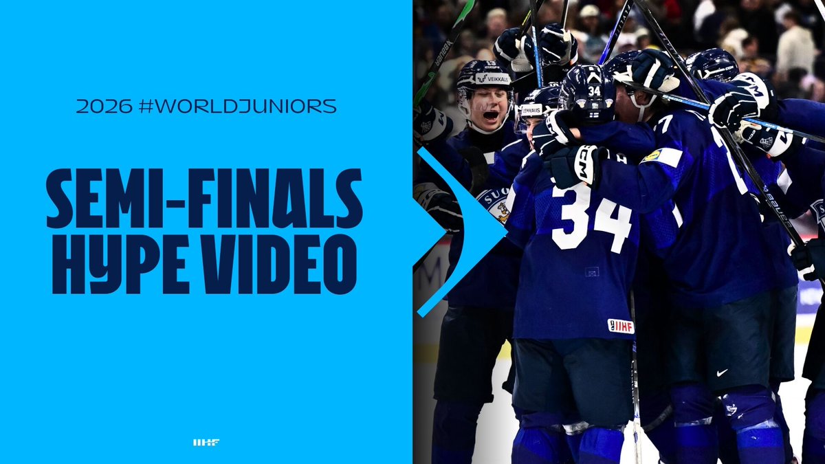 SEMI-FINALS ARE HERE! 🔥 #WorldJuniors #IIHF