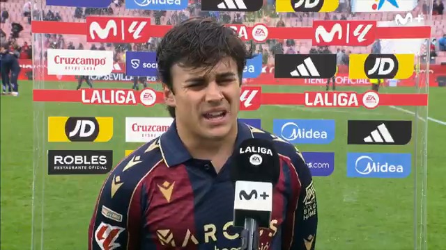 🗣️ "Soy sevillista de toda la vida. Tenía claro que no lo iba a celebrar". Carlos Álvarez, tras la victoria del Levante. #LALIGAEASPORTS #lacasadelfutbol