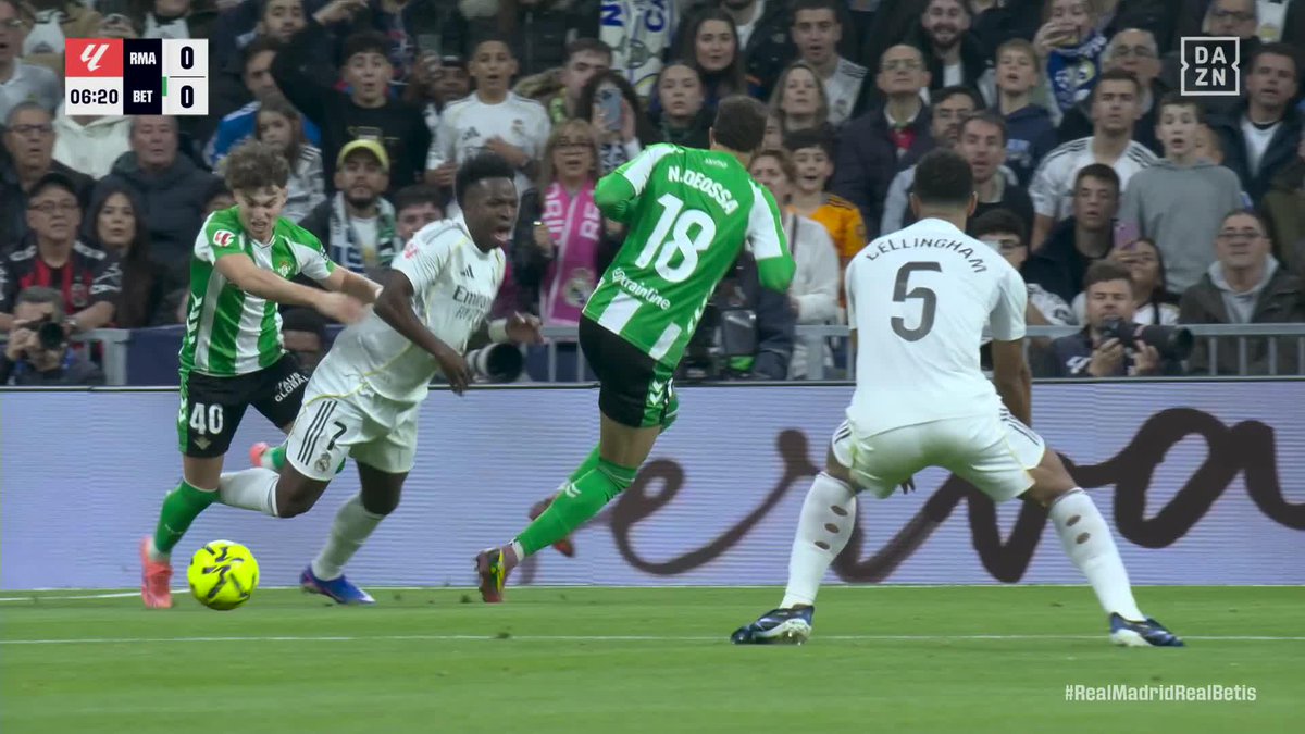 ¡ASÍ FUE LA ACCIÓN EN LA QUE EL REAL MADRID RECLAMÓ PENALTI SOBRE VINI! Desde el VAR se decretó que no había nada punible 🖥️❌ #LALIGAenDAZN ⚽