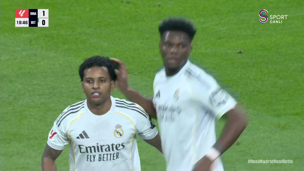 Rodrygo'nun müthiş servisinde, Gonzalo Garcia ikramı geri çevirmedi. 🤝