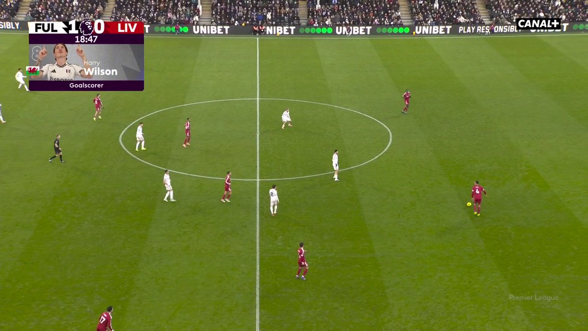 ⚽️ HARRY WILSON 🏴󠁧󠁢󠁷󠁬󠁳󠁿 OUVRE LE SCORE POUR FULHAM CONTRE LIVERPOOL !!! 🤍🖤 🎥 CANAL+ Foot