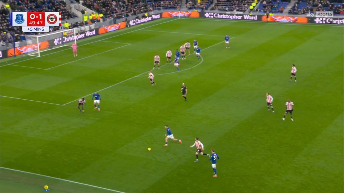 Caoimhin Kelleher's big save denied Everton an equalising goal going into halftime 🧤