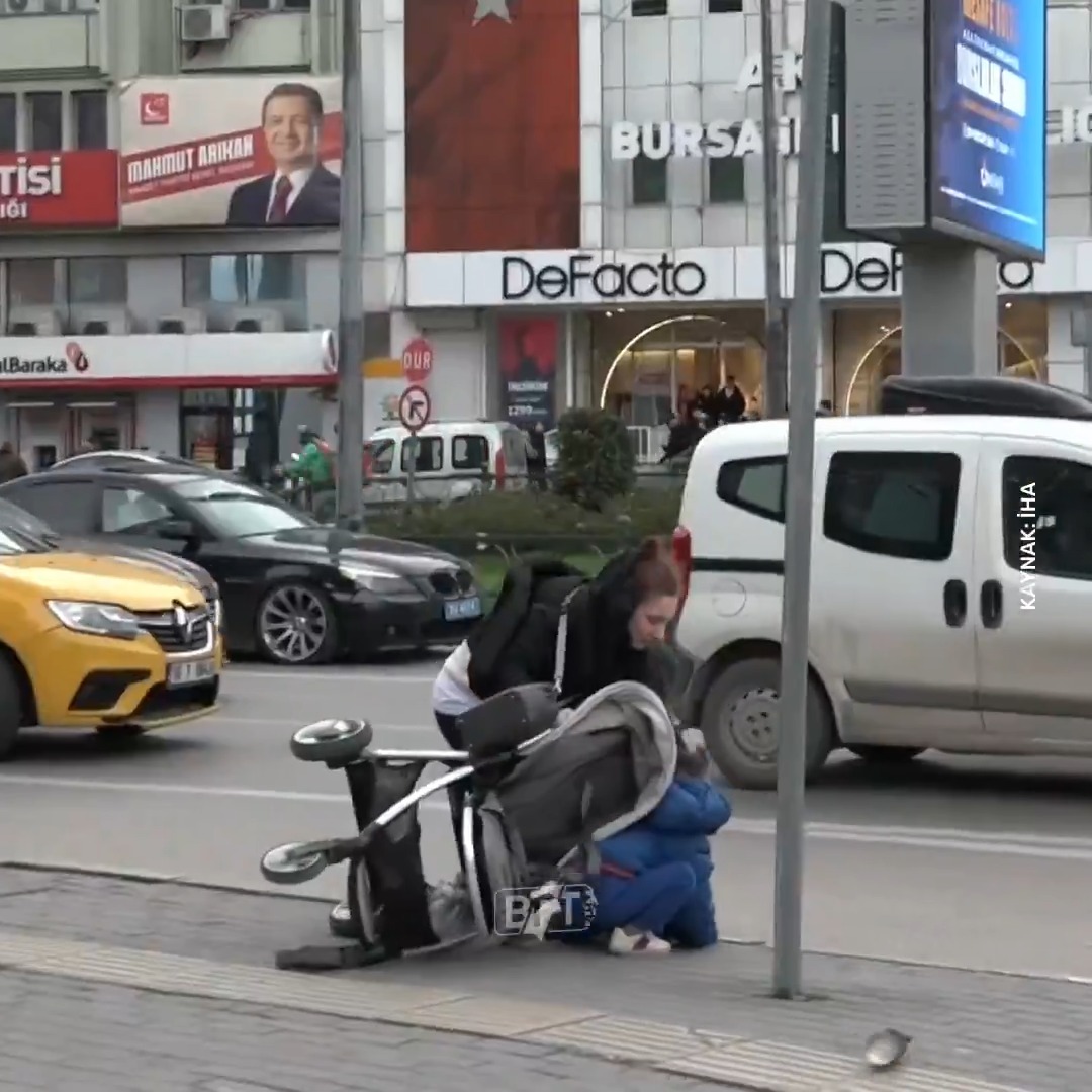 Bursa’da vatandaşlar, uçmamak için 2 gündür çaba gösteriyor.