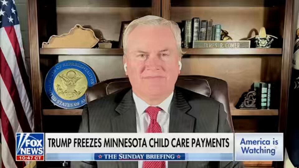 🚨 BREAKING: Comer is promising FIREWORKS at this hearing with state officials this Wednesday over the massive fraud in MN! "These daycares are changing their names, and they're- they're having break-ins and mysteriously losing their files." ARREST THEM ALL! No more CHARADES!