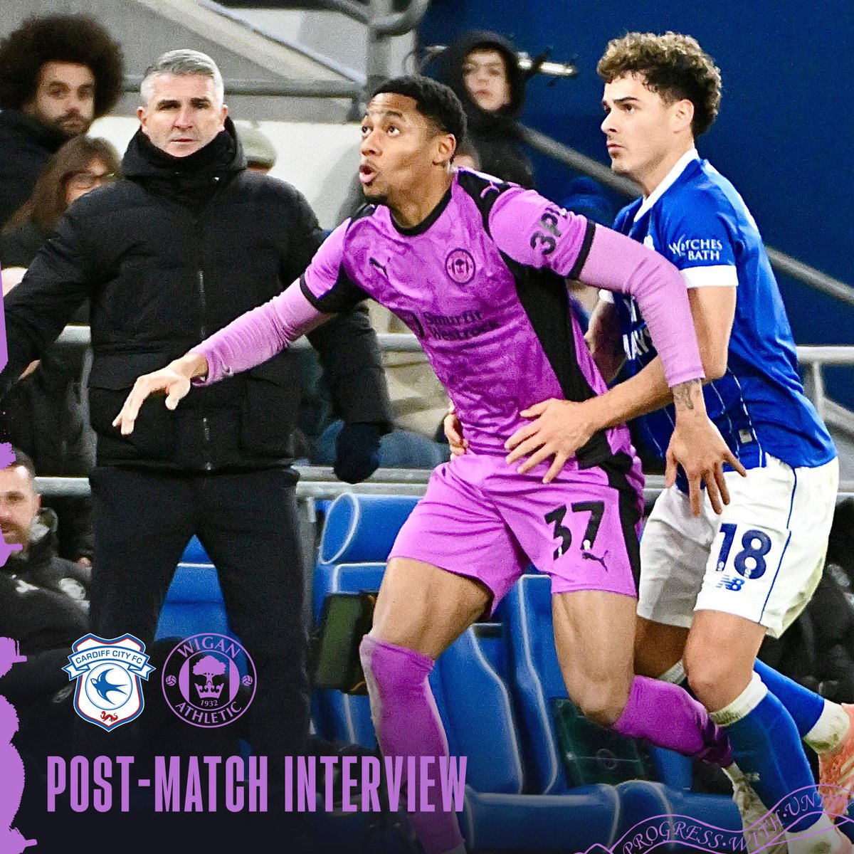 🗣️ Ryan Lowe reflects on Wigan Athletic's defeat at Cardiff City. #wafc 🟣⚫