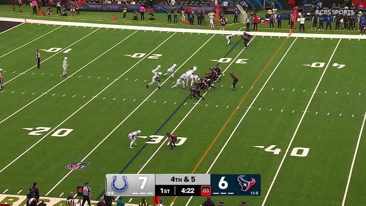 The Colts had a successful fake punt and then they LEFT that unit on the field for 1st down and caused even more chaos 😂