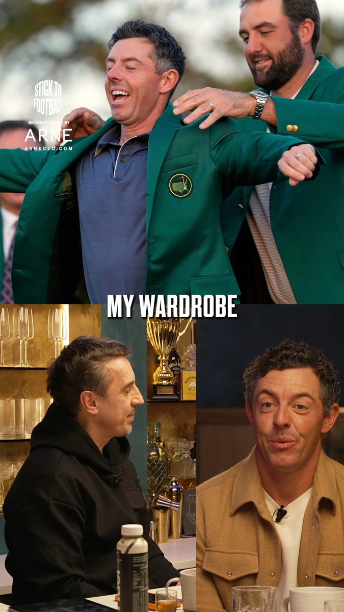 "Can't you just throw it on and go for a bevvy!?" ๐ป Rory reveals all the secrets about The Masters Green Jacket ๐