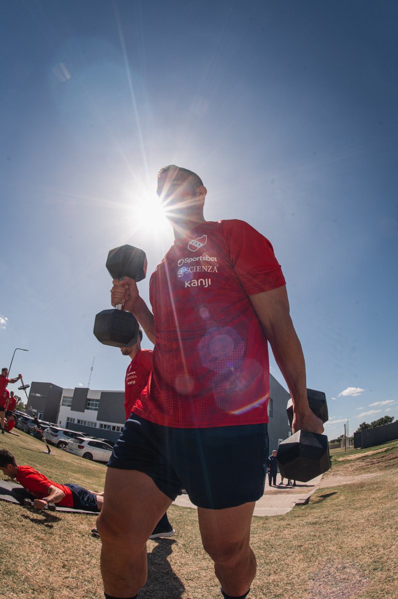 Pretemporada roja en Domínico 🏋‍♂️ #TodoRojo 🔴
