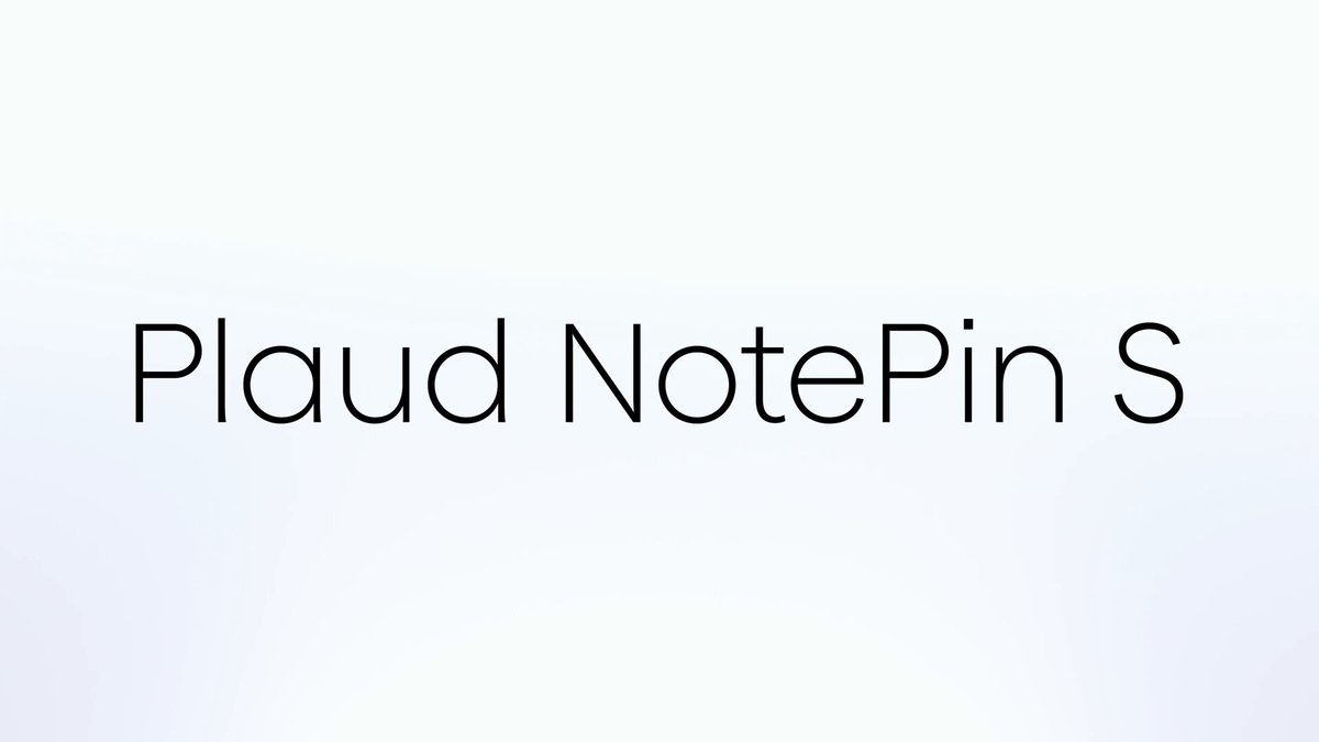 NEW: Plaud just launched NotePin S, a wearable AI recording pin, plus a desktop app for meeting notes. • One button to record and mark highlights • Transcribes in 112 languages with speaker labels • Desktop app records system audio with no bot • AI turns conversations into clear summaries and action items Plaud is available now for $179.
