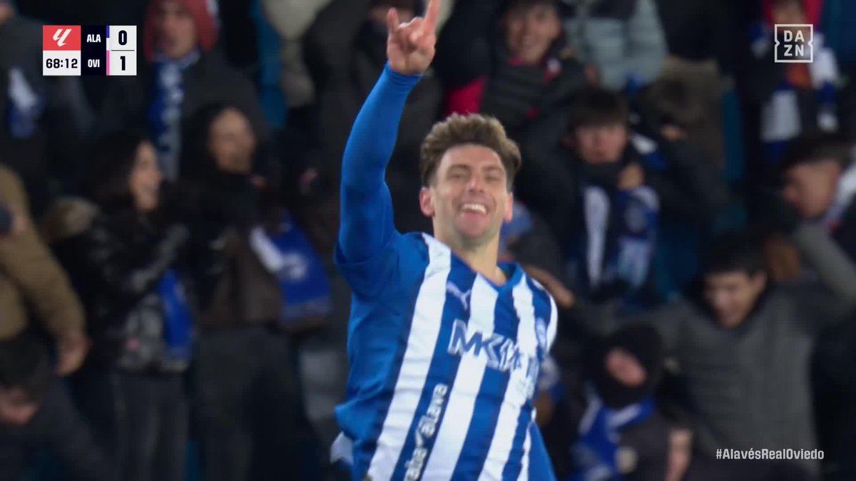 'LOCURAS BOYÉ' Y LA FALTA PERFECTA 🇦🇷🤯🔥 Con este golazo ha empatado el Alavés contra el Real Oviedo en el tramo final 👀 #LALIGAenDAZN ⚽️