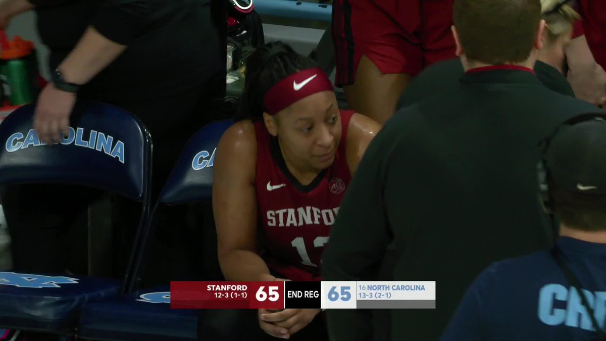 FREE BASKETBALL‼️ No. 16 UNC vs. Stanford is heading to overtime on ESPN and the ESPN App 🍿