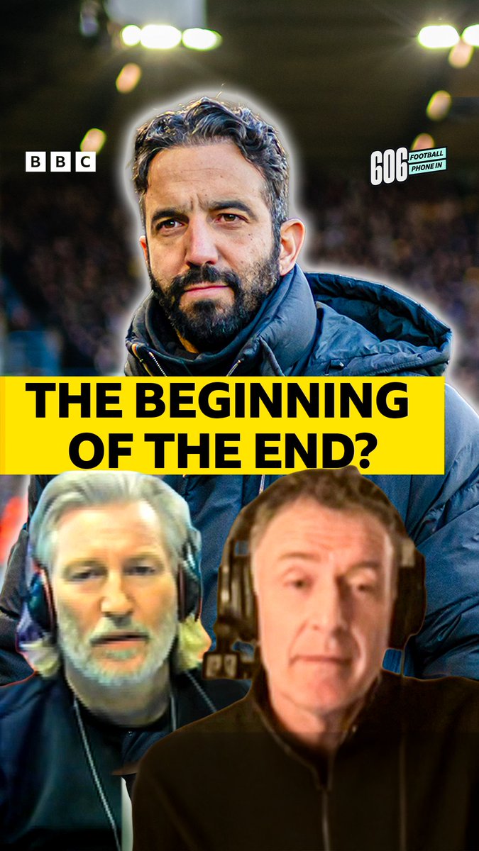 Is it the beginning of the end for Ruben Amorim at Manchester United? 👀👋👹 📲 #BBC606