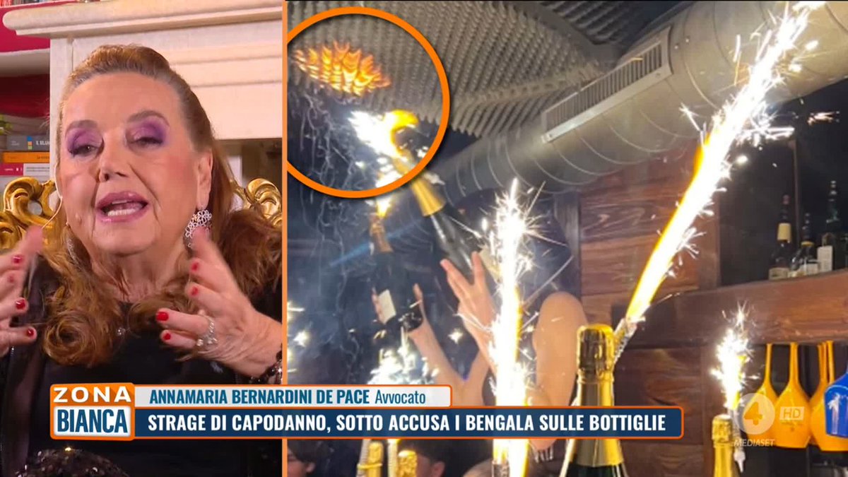 Strage di Capodanno a #CransMontana "Quando i genitori delle vittime saranno fuori da questo dolore dovranno fare una causa e pretendere il risarcimento del danno" Annamaria Bernardini a #zonabianca