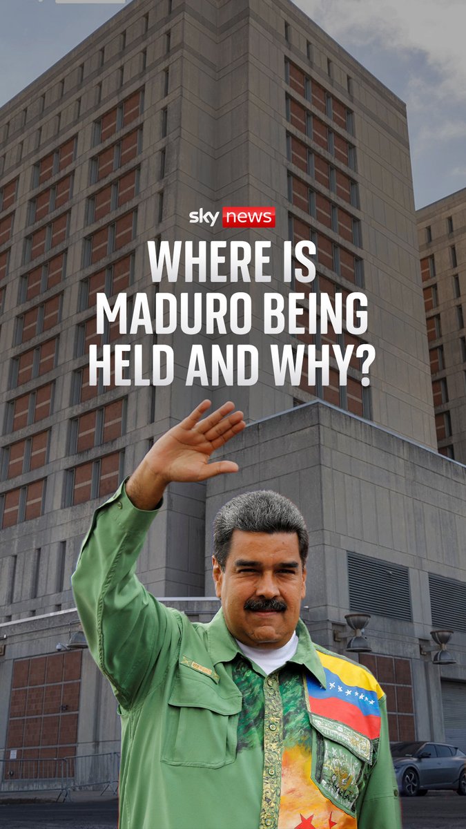 Venezuelan leader Nicolas Maduro is being held at a New York prison - and he's not the first famous person to be imprisoned there. James Matthews reports from outside Brooklyn's Metropolitan Detention Center.
