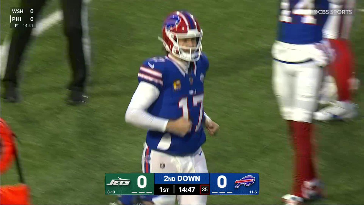 For the second straight Week 18, Josh Allen takes the snap to preserve his start streak then heads to the bench