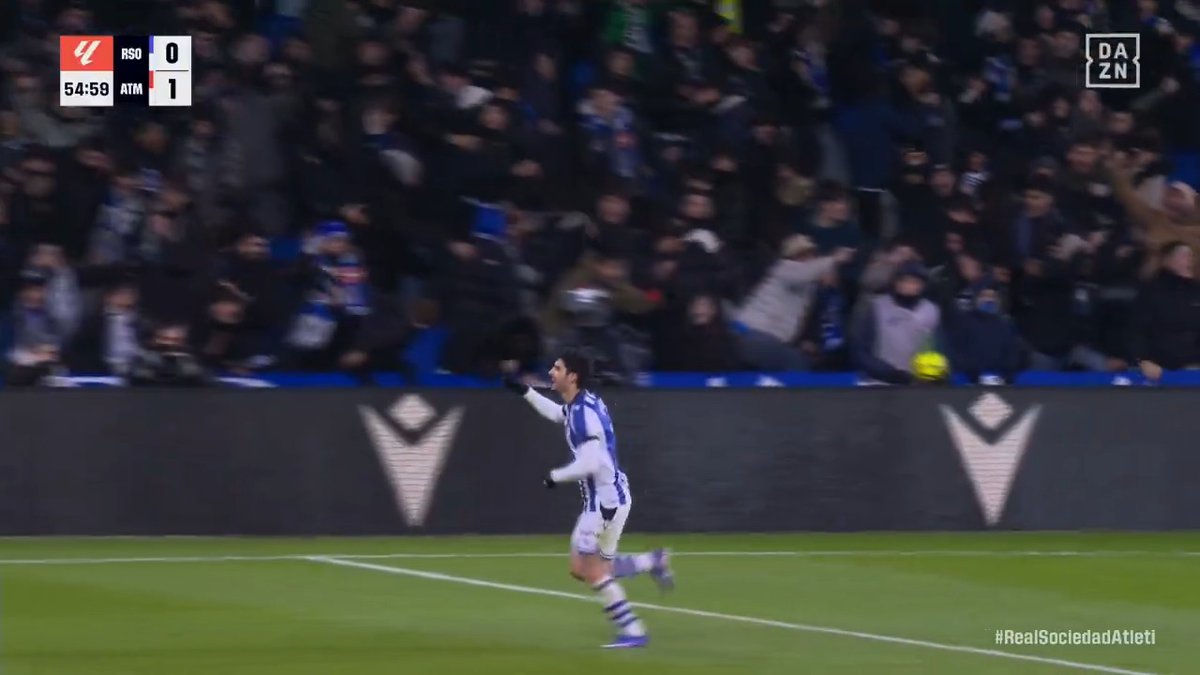 El sello de Matarazzo se nota y se siente. Esta Real Sociedad sabe diferente 🚀 El técnico se estrena en el banquillo sacando un punto en Anoeta ante el Atlético de Madrid #LALIGAenDAZN ⚽