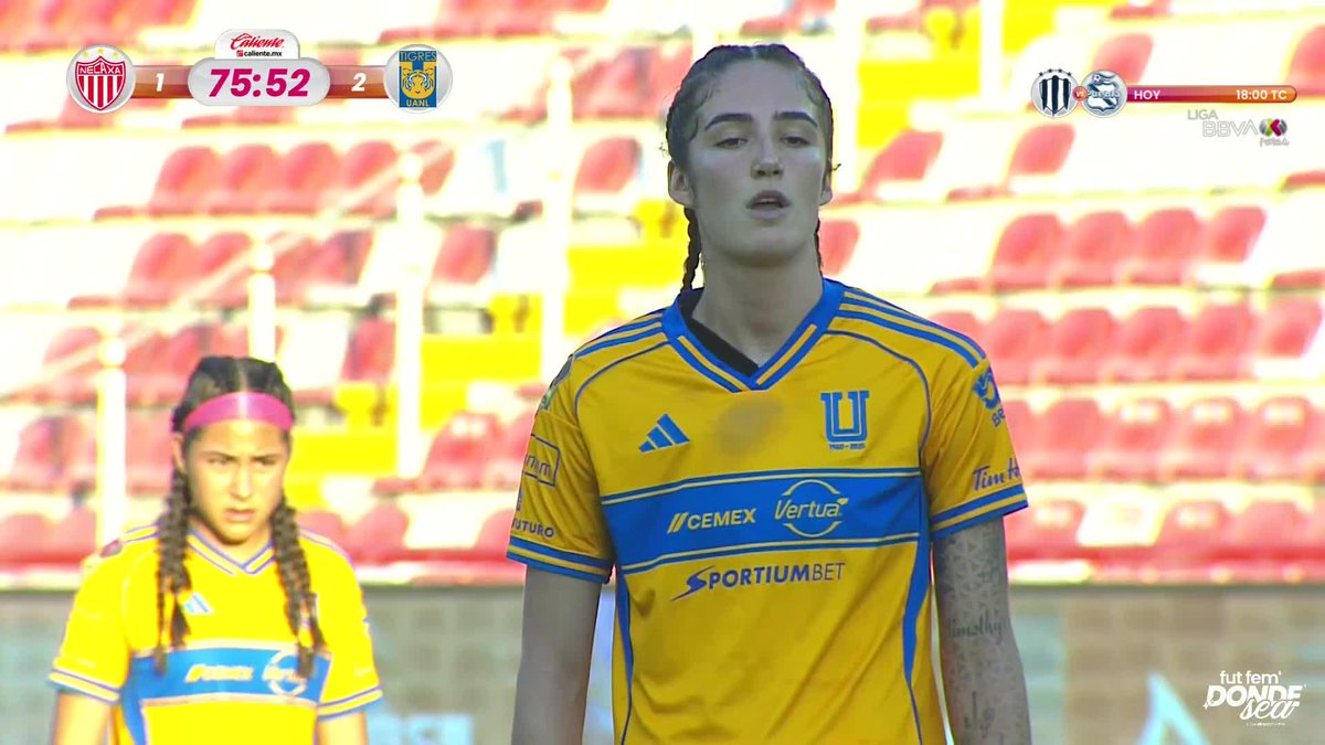 76' ⚡️ 1 – 3 🐯 🔥 ¡GOOOOOL! Diana Ordóñez convierte desde los once pasos y marca su primer 𝒉𝒂𝒕 𝒕𝒓𝒊𝒄𝒌 del 2026 🥵⚽️🎯 📲 Síguelo en vivo: 📌 FB: 📌 YT: #NuestroFutFem | #FutFemDondeSea | #NECvsTIG