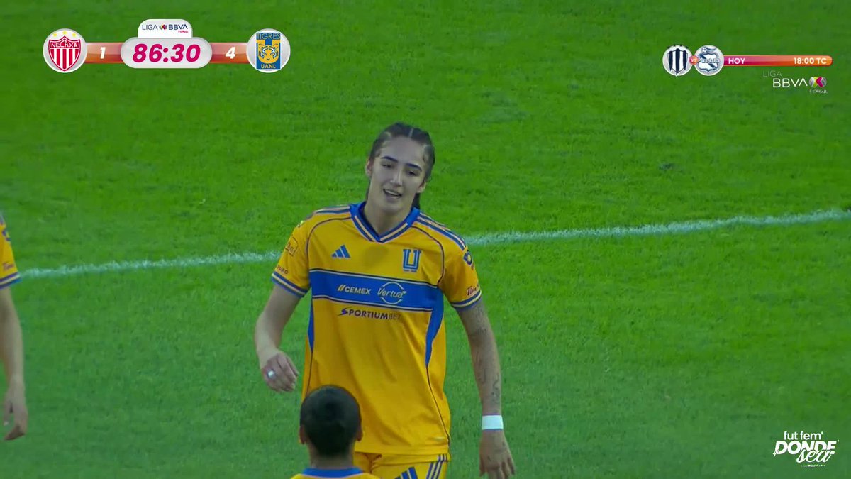 86' ⚡️ 1 – 4 🐯 🔥 ¡GOOOOOL! Diana Ordóñez vuelve a aparecer ⚽️🔥 ¡Cuarto de la noche para la 12 de Tigres en Aguascalientes! 💥 📲 Síguelo en vivo: 📌 FB: 📌 YT: #NuestroFutFem | #FutFemDondeSea | #NECvsTIG